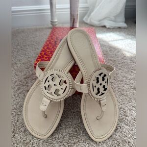 Tory Burch Cream Sandals